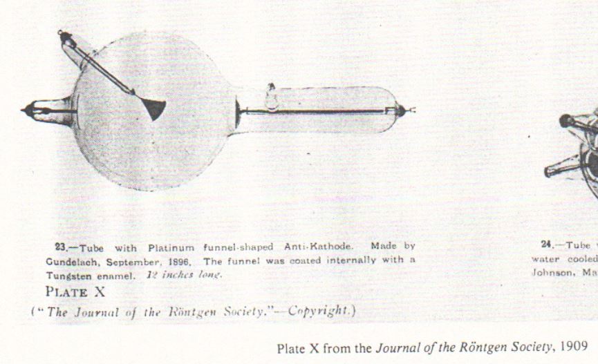 Gundelach Rhre Sept. 1896 konische Antikathode