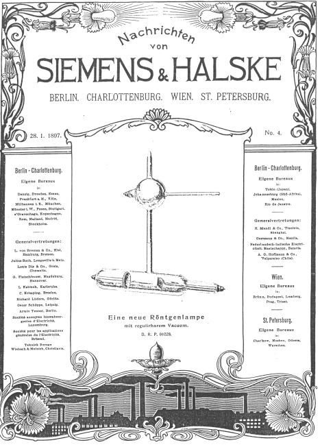 Siemen & Halske Mitteilung Nr.4